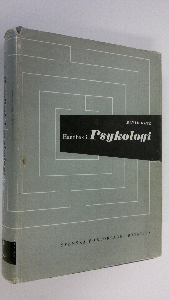 David Katz : Handbok i psykologi