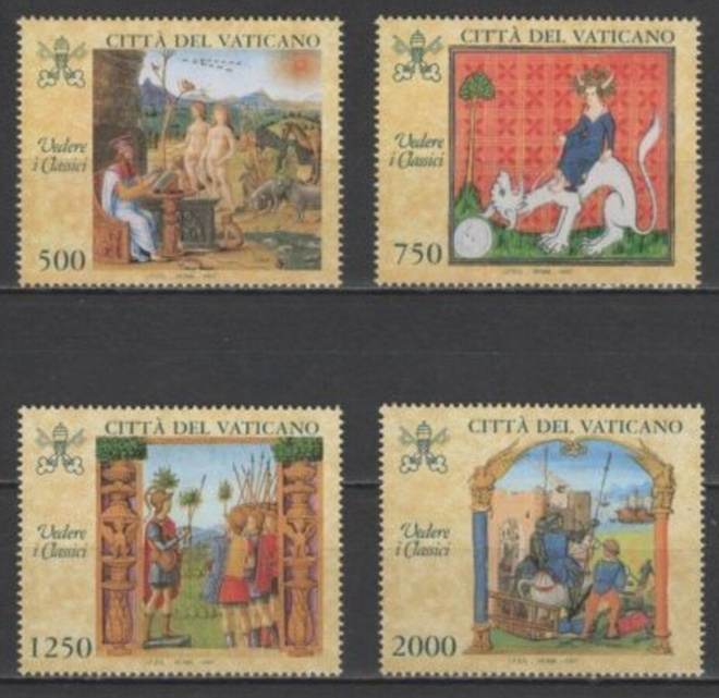 (S0063) VATICAN 1997 (Illustrations from the Medieval Books)