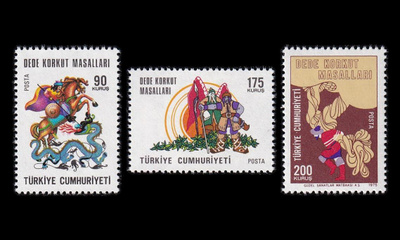 Turkki 2366-8 ** Dede Korkutin tarinoita (1975)