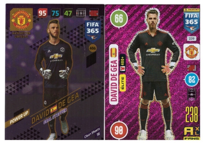 2 x Jalkapallo Mv DAAVID DE GEA Manchester United