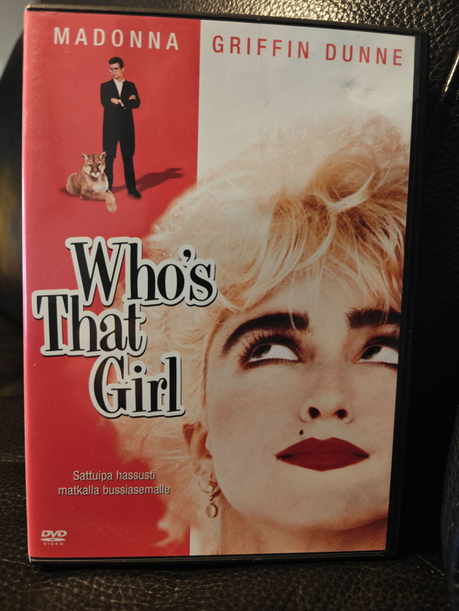 Who's that girl (1987) DVD Suomijulkaisu Madonna