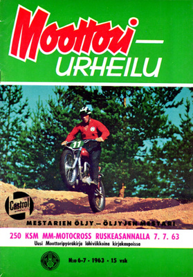 Moottoriurheilu 6-7.1963 -lehti