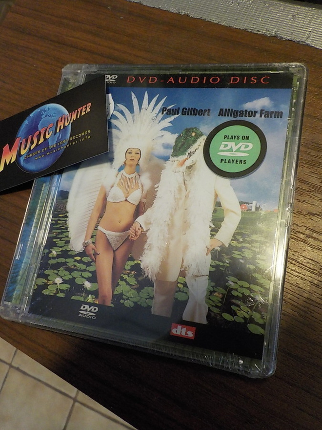 PAUL GILBERT - ALLIGATOR FARM UUSI DVD-AUDIO DISC