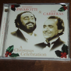 CD A Christmas Celebration - L. Pavarotti & J. Carreras - pikkukuva 1