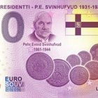 *NOLLA-EURO*2021*SUOMEN 3. PRESIDENTTI*SVINHUFVUD* - pikkukuva 1
