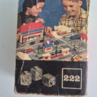 Harvinainen Vintage LEGO 222 tyhjä laatikko + ohjeet 518-521 - pikkukuva 1