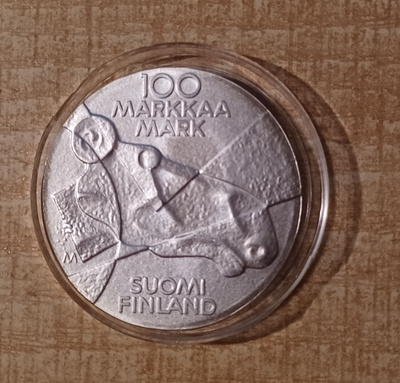 100 mk 1989 Ateneum Hopea 830 UNC