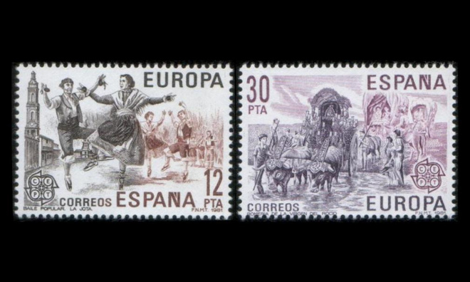 Espanja 2498-9 ** Europa kansanperinteet (1981)