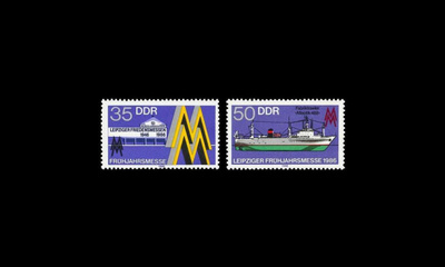 DDR 3003-4 ** Leipzigin kevätmessut (1986)