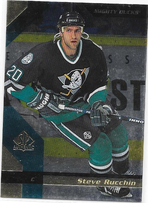1997-98 SP Authentic #5 Steve Rucchin Anaheim Mighty Ducks