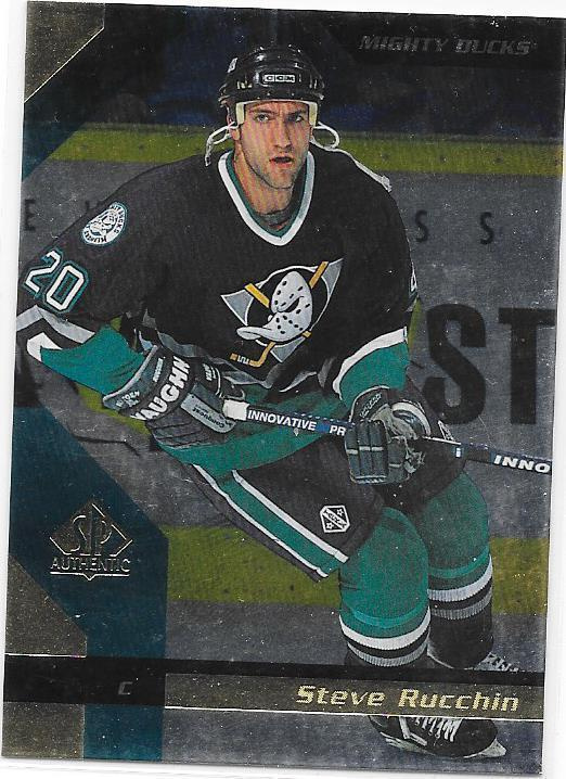 1997-98 SP Authentic #5 Steve Rucchin Anaheim Mighty Ducks