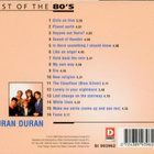 DURAN DURAN: Best of the 80´s (CD) - pikkukuva 2