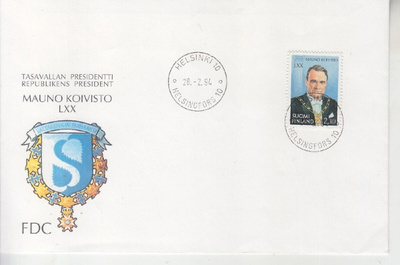 FDC 1884 Mauno Koivisto