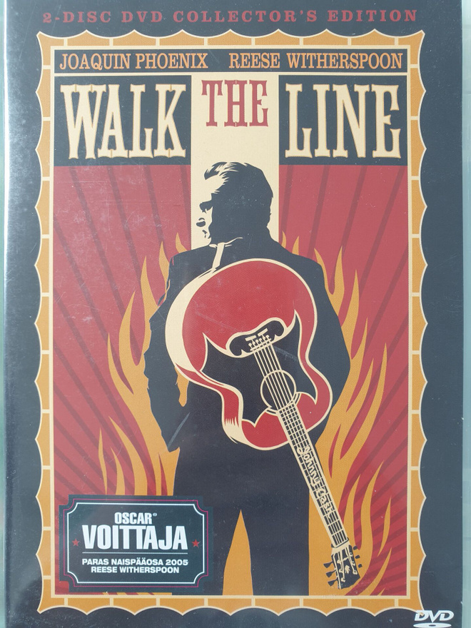 Walk the line DVD Joaquin Phoenix ja Reese Witherspoon