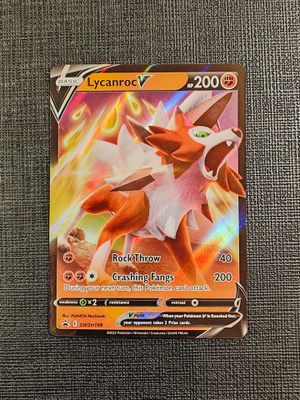 Lycanroc V SWSH199 Sword & Shield Black Star Promo