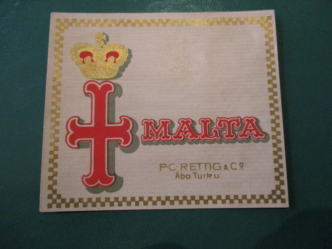TUPAKKA ETIKETTI - MALTA  (K15-S48)