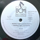 K.G.B. Respect rap - 5 versiota. 12" maksi - pikkukuva 3