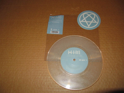 HIM 7" Vampire Heart (Clear vinyl) MINT v.2005