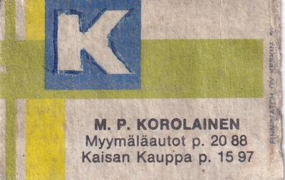 M.P. Korolainen, Kaisan Kauppa ,1/13