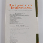 Alexander L. Sheff ym. : How to Write Letters for All Occ... - pikkukuva 2