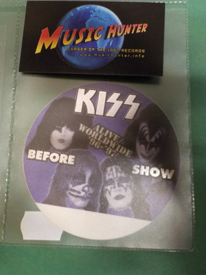 KISS - ALIVE/WORLDWIDE ´96-97 BEFORE SHOW, BACKSTAGE PASSI