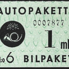 1949 AP 1 vihreä 1 mk vesileima IV ** LaPe AP 1 W IV - pikkukuva 1