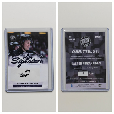 Kasper Pikkarainen Rare Signature Blueline