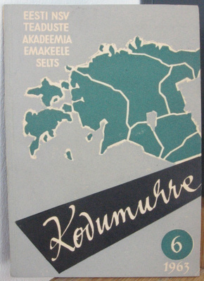 Kodumurre 6. Tallinn 1963. 91 s.
