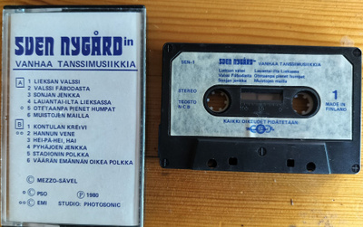 SVEN NYGÅRD-VANHAA TANSSIMUSIIKKIA-Kasetti, SEN-1,MEZZO-SÄVE