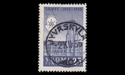 446 o Lahti 50v loisto Jyväskylä 2.XII.55 (1955)