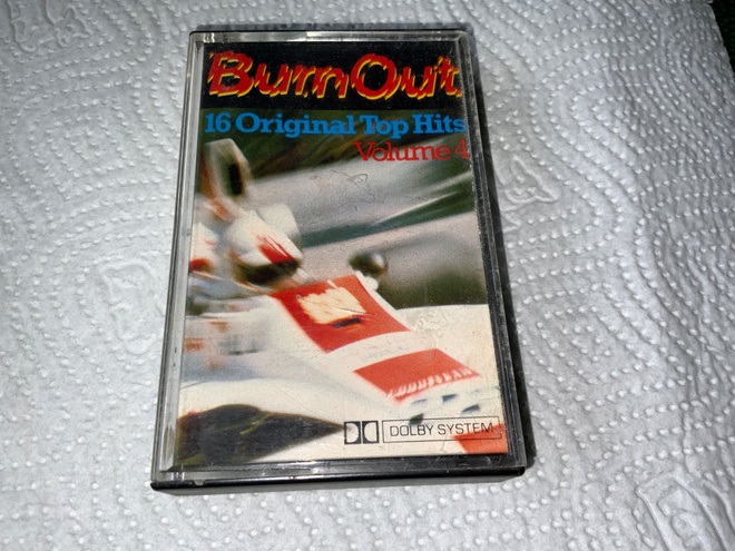 C-kasetti,1980)Burn Out-Original Top Hits,Volume 4