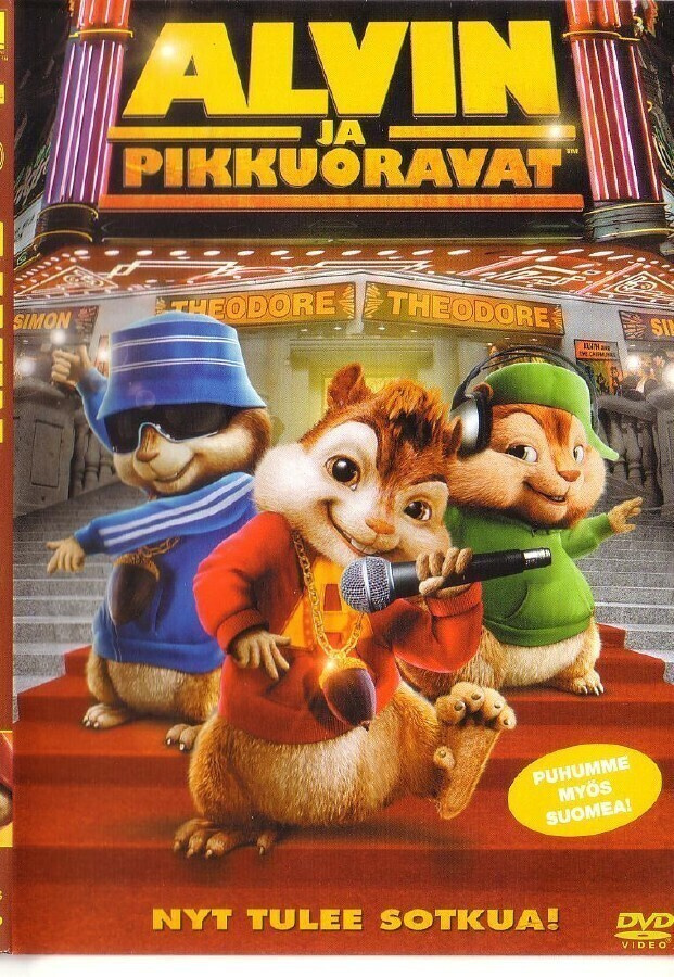 dvd, Alvin ja pikkuoravat / puhuttu suomeksi [anime]