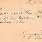 1915, Kortti Warkaus -Hämeenlinna, Sotasensuurin tarkastama - pikkukuva 2