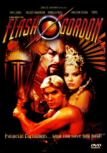 Flash Gordon - Iskevä Salama (1980) camp/kulttiscifi --DVD