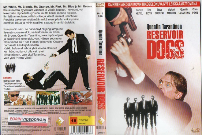 Reservoir Dogs	(4 335)	K	-FI-	DVD	suomik.		Harvey keitel	199