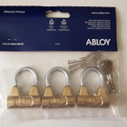 abloy riippulukko 3 kpl  6 avainta - pikkukuva 2