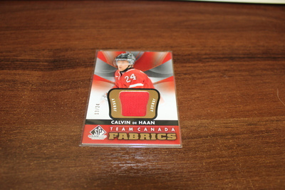 2012-13 SP Game Used Authentic Fabrics Team Canada Gold /24