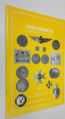 Holmasto 51 huutokaupat : Astoria sali lauantai 6.5.1995 ...