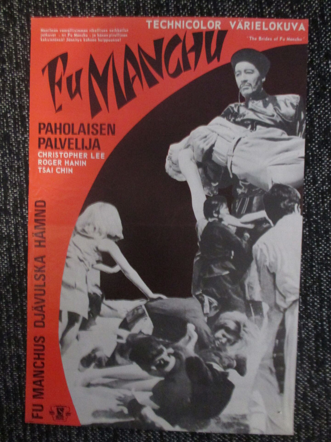 Fu Manchu - Paholaisen palvelija (1966) vanha elokuvajuliste