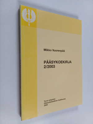 Pääsykoekirja 2/2003