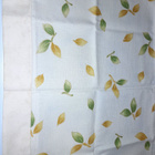 Vaalea lehtikuvio verho kappa noin 45x272cm - pikkukuva 4