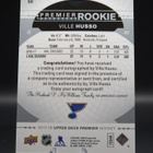 2017-18 UD Ville Husso Premier Rookie Autograph - pikkukuva 2