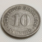 Saksa 10 Pfennig 1904D - pikkukuva 3