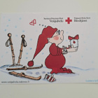 V.PEKKALA "Luistava keli"-KULKEMATON POSTIKORTTI - pikkukuva 1