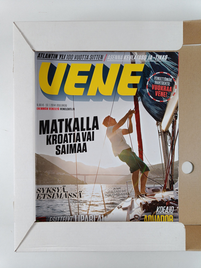 Vene vuosikerta 2014 (laatikossa) (puuttuu n:o 7)