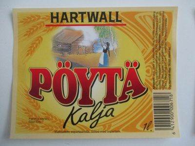 VANHA OLUT ETIKETTI - PÖYTÄKALJA (K26-37)