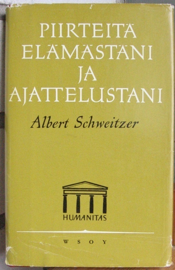 Albert Schweitzer: Piirteitä elämästäni ja ajattelustani