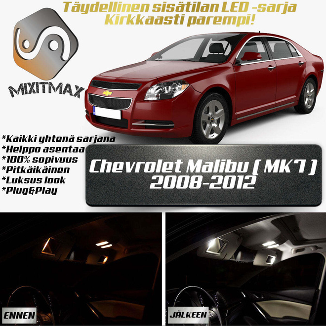 Chevrolet Malibu (MK7) Sisätilan LED-sarja 11-os
