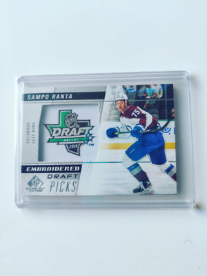 Sampo Ranta 21-22 SP Game-Used Embroidered Draft Picks