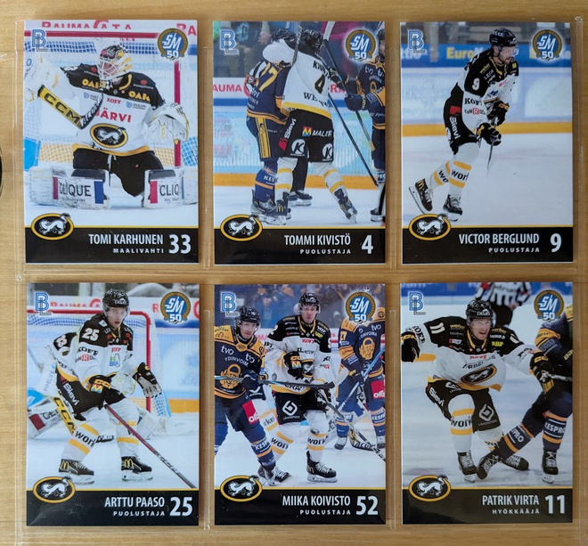 2024-25 Blueline Series 1 Kärpät Team Set 12 korttia (97-108